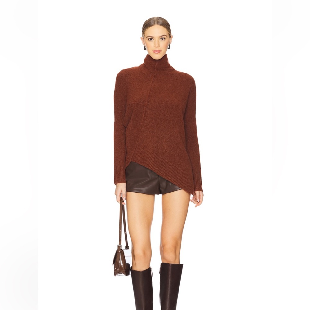 All Saints Cozy Orange Cowl Neck Sweater size medium